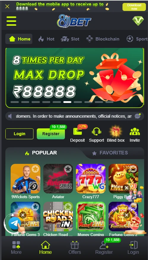 8JJ Bet Game